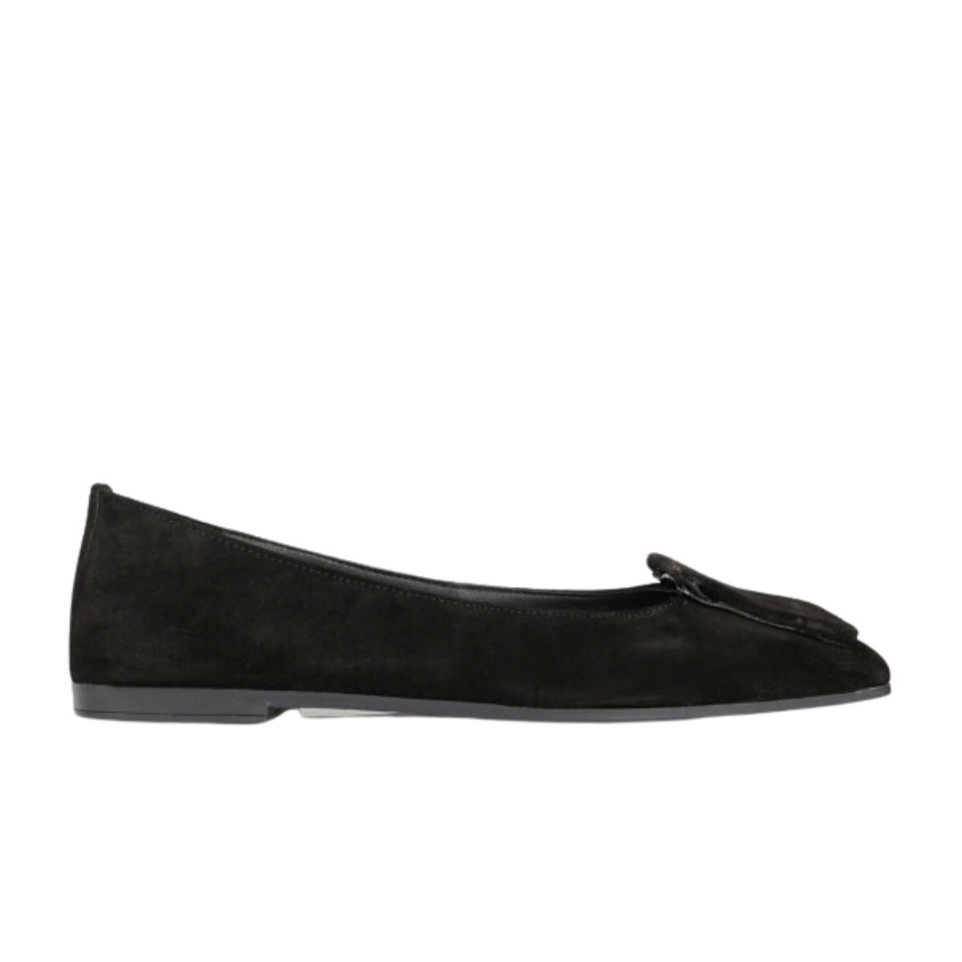 Sempre di Ballet Flats, Black Suede