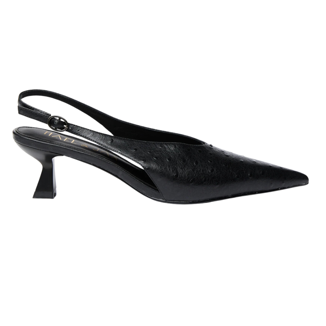 Hael & Jax Gimlet Ostrich Heel