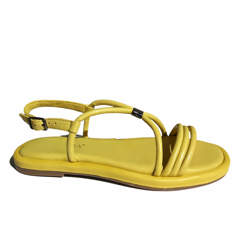Marcha Yellow Strap Sandal