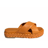 Marcha Orange Crossover Braided Platform Sandal