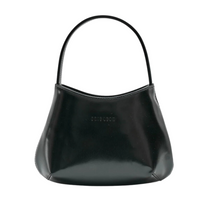 Mini Antonia Bag in Black Semi Patent