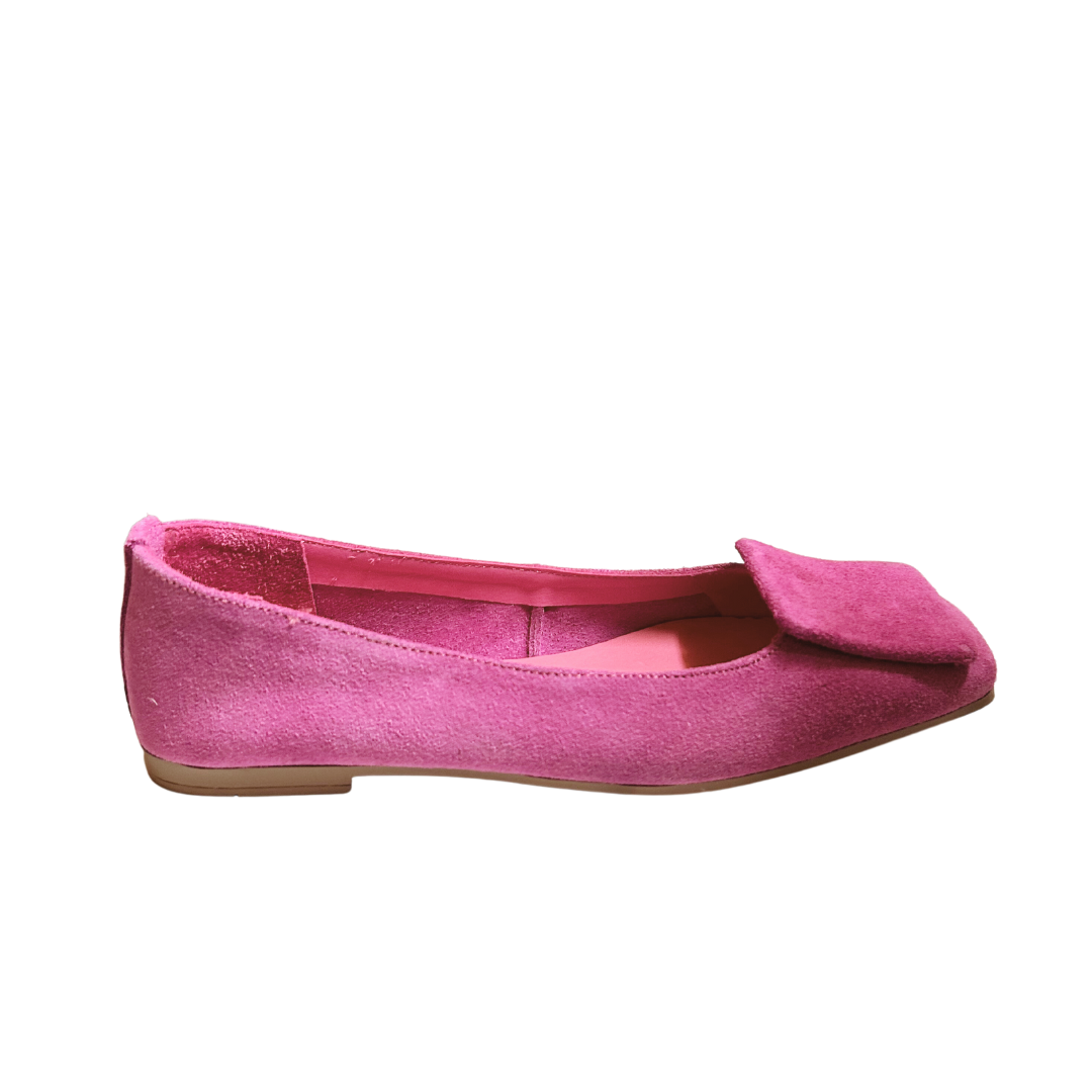 Sempre di Ballet Flat, Fushia Suede