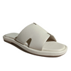 Marcha White Cut Out Sandals