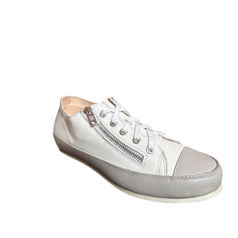 L'Ecologica Bianco Double Zip Sneaker