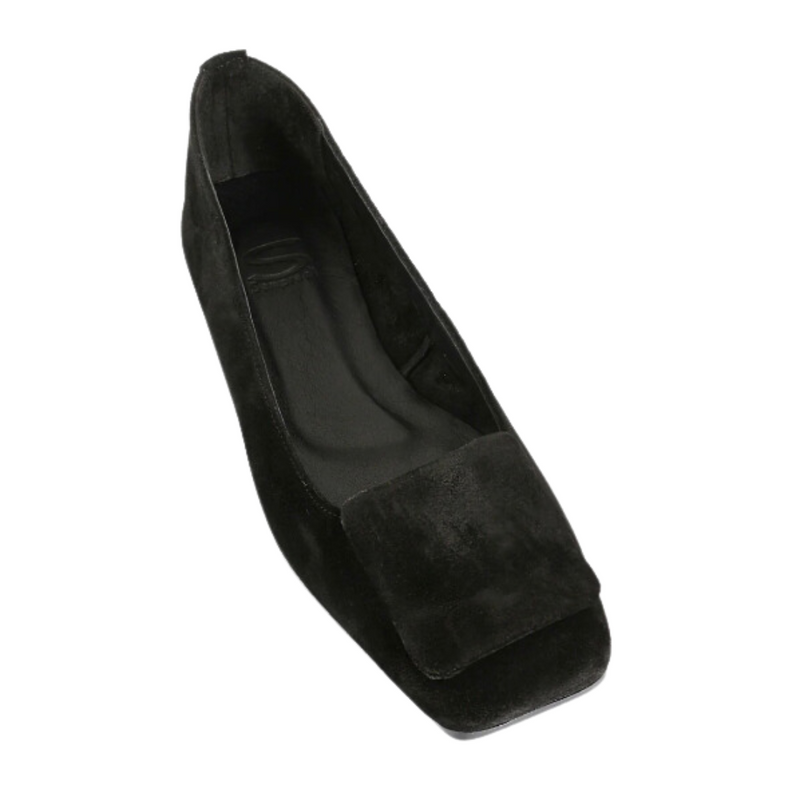 Sempre di Ballet Flats, Black Suede