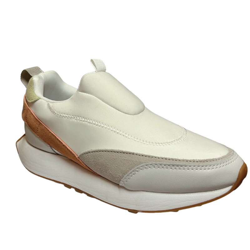 Gioseppo White Slip on Sneakers