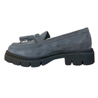 Wave Crosta Grigio Loafers