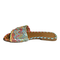 Donna Lucca Rainbow Woven Sandal