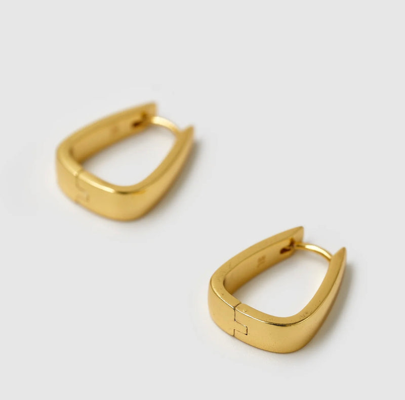 Brie Leon Uma Sleeper Earrings GOLD