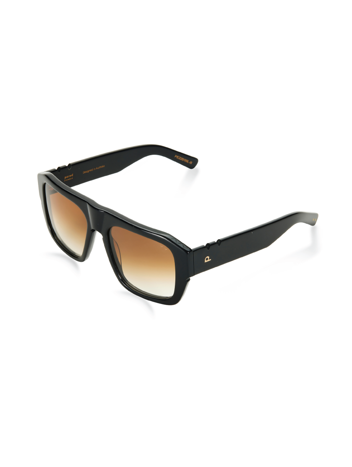 Pared Eyewear Broadway & Canal Black / Brown