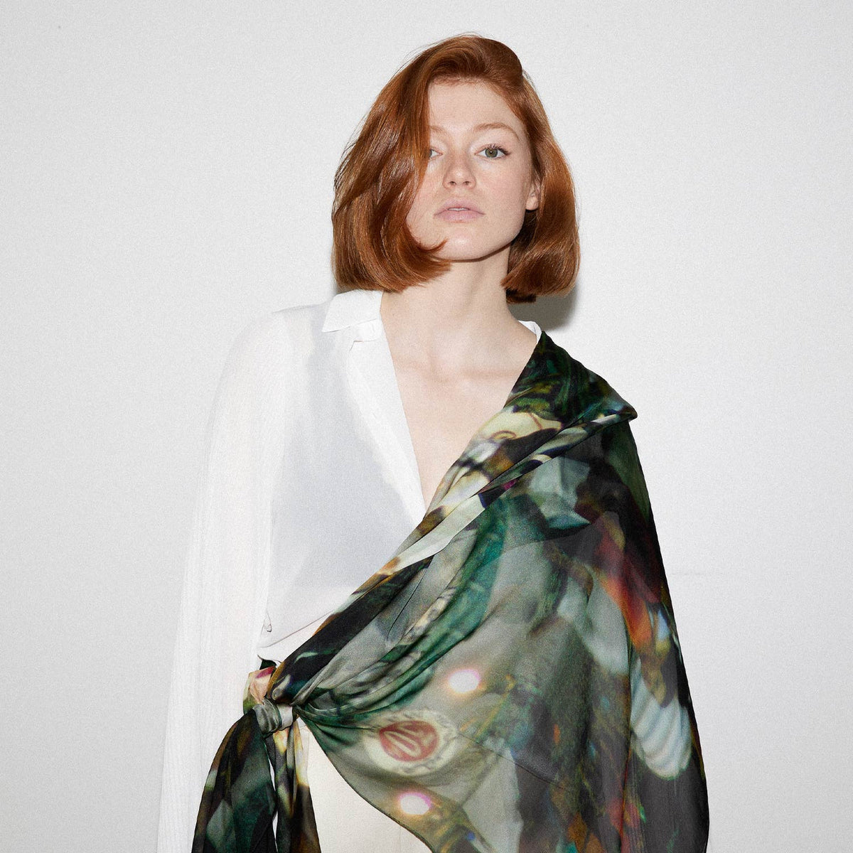 Good & Co MEDINA HUSTLE silk chiffon scarf