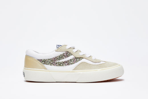 Superga Revolley Platinum Glitter Sneaker