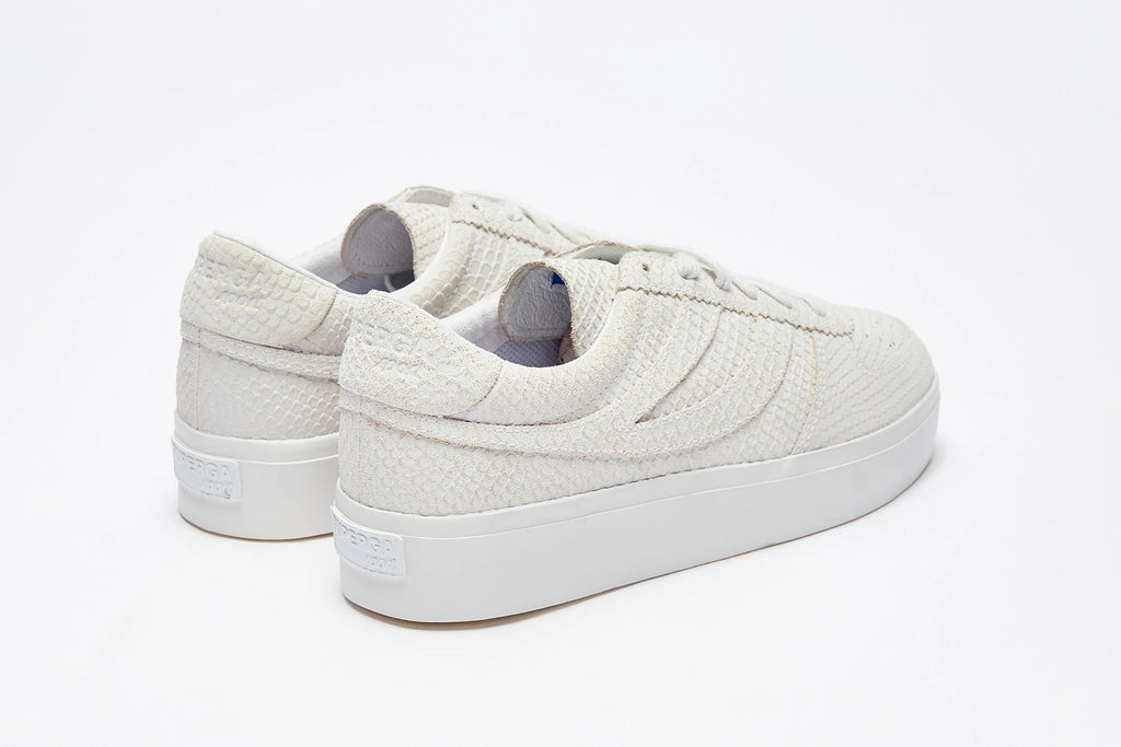 Superga 2850 Seattle White Snake Leather Sneaker