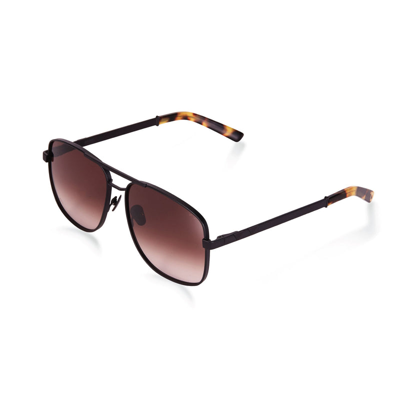 Pared Uptown and Downtown: Matte Black Brown Eyewear