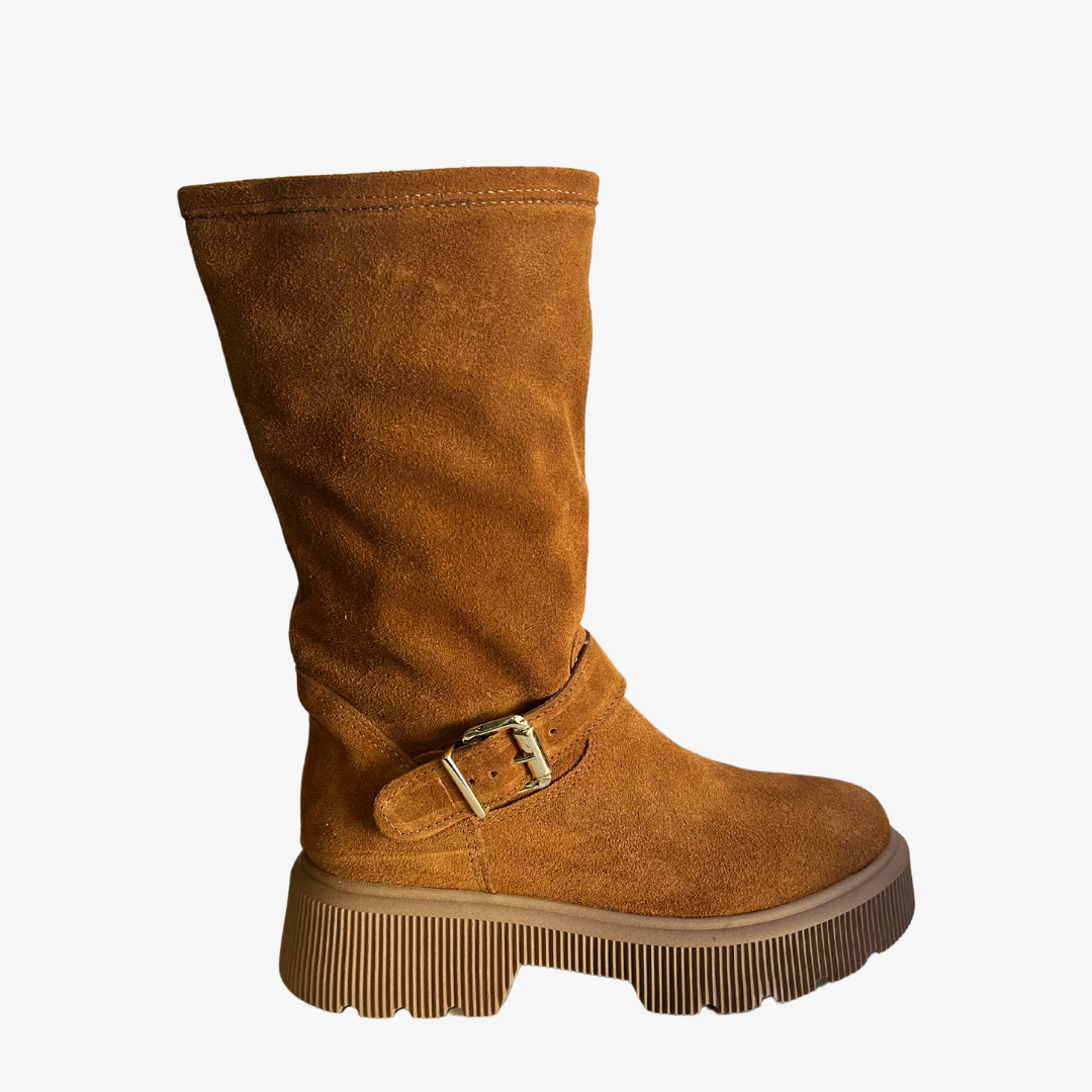 Noee Tan Suede Boot