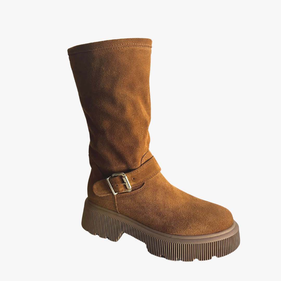 Noee Tan Suede Boot