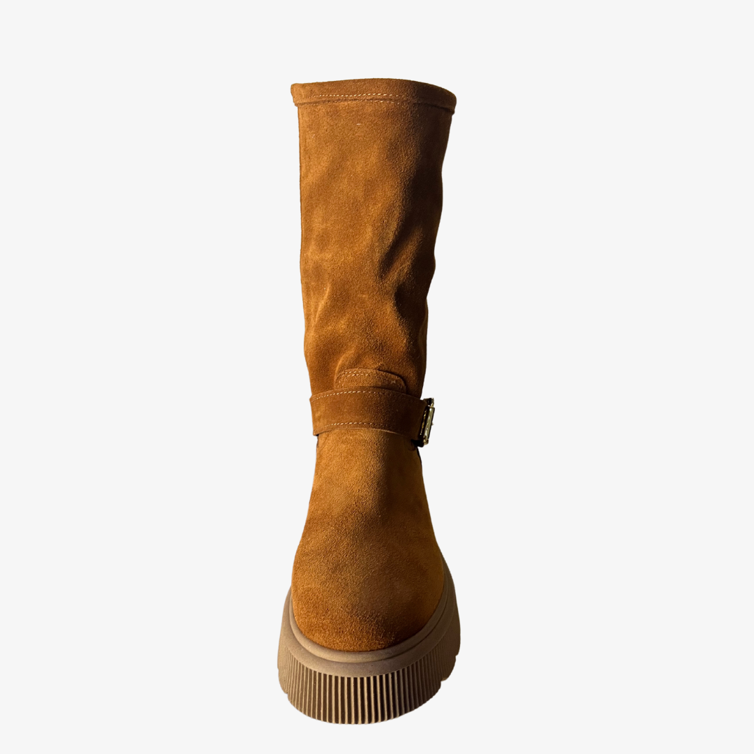 Noee Tan Suede Boot