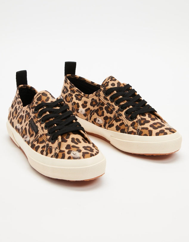 Superga Ripped Leopard Sneaker