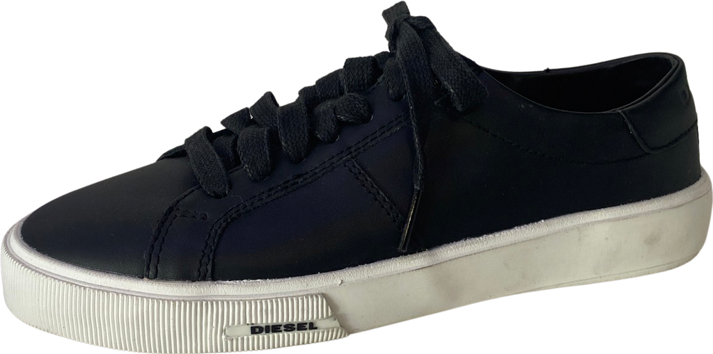 Diesel S-Mydori Black Leather Sneaker