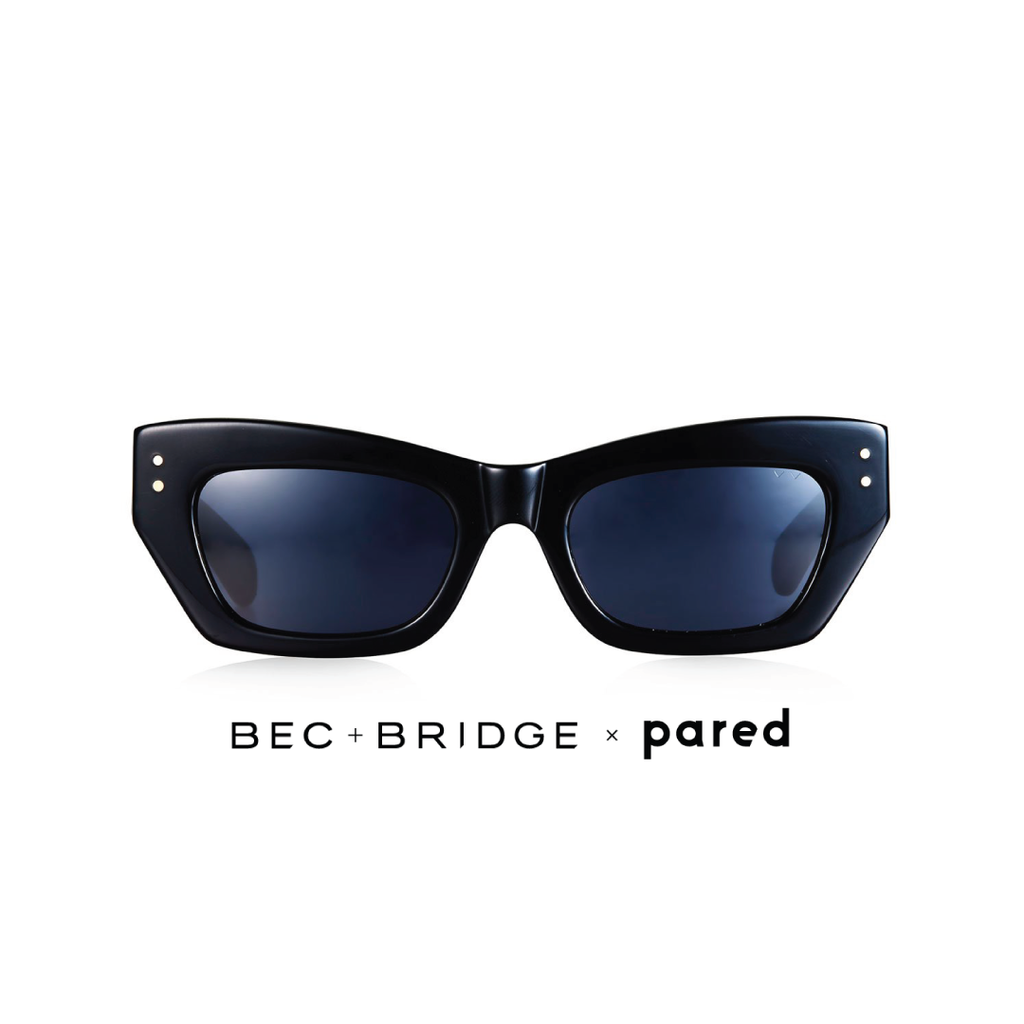 Pared: Bec and Bridge Petite Armour Black Eyewear